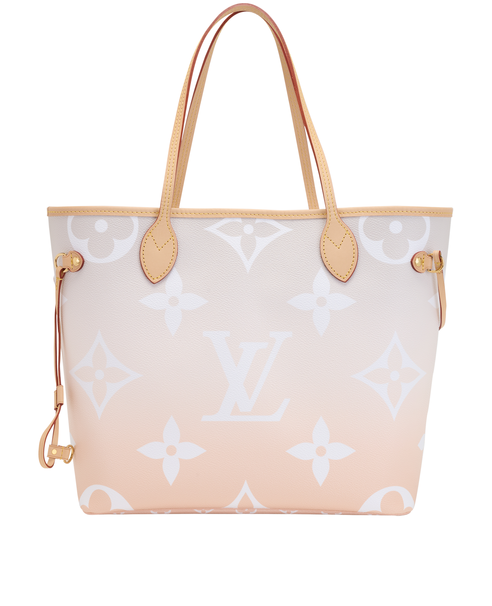 By The Pool Neverfull MM, &pound;1,600, Handbags, Beige/White, Canvas, Back view